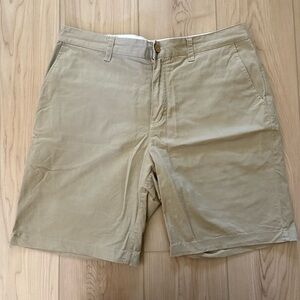 Five Four classic fit flat front khaki shorts, 34W